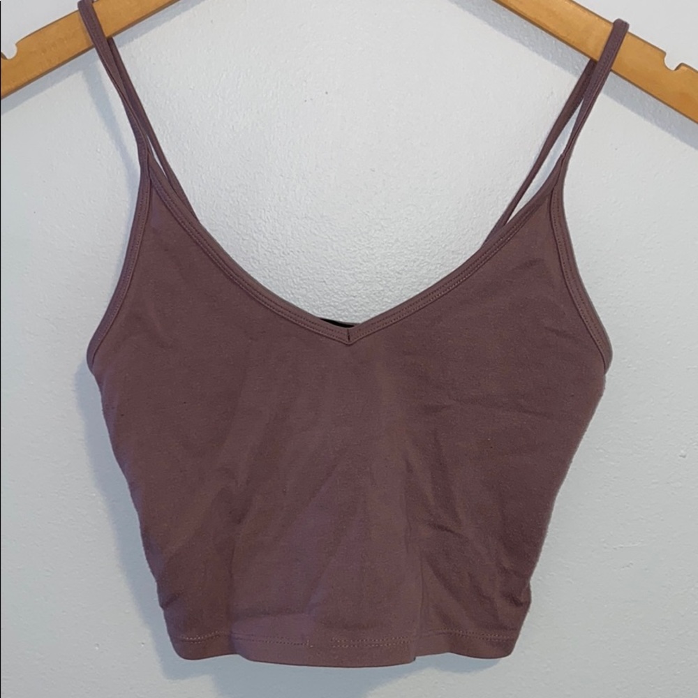 Purple Crop top